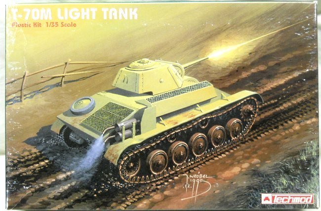 Techmod 1/35 T-70M Light Tank, MKT3003 plastic model kit